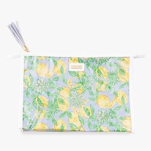 Lilly Pulitzer Large Pouch Make Lemonade NWT